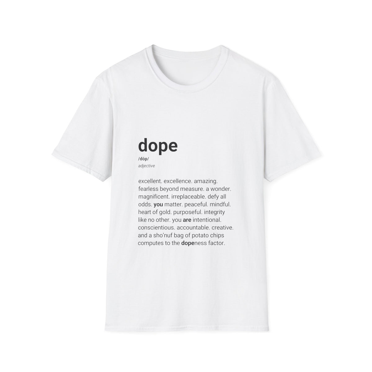 Dope Definition T-Shirt — Minimalist Urban Graphic Tee